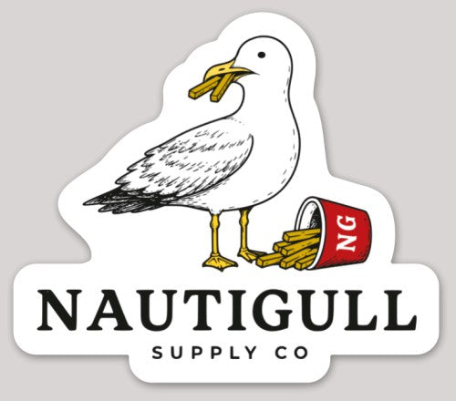 The Nauti Gull Sticker